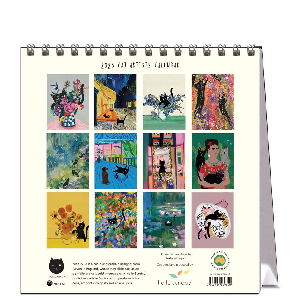 2025 Desk Calendar - Niaski Cats