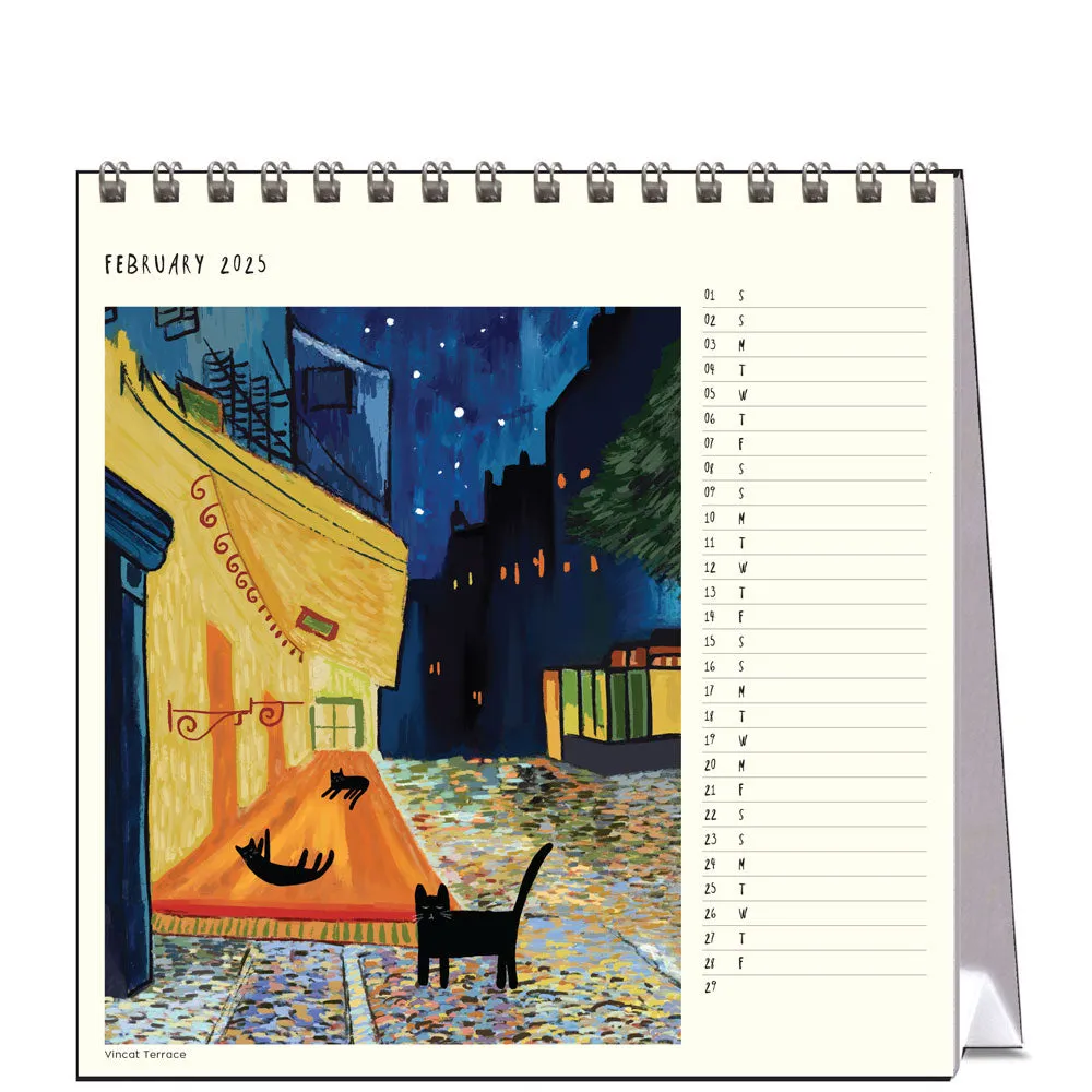 2025 Desk Calendar - Niaski Cats