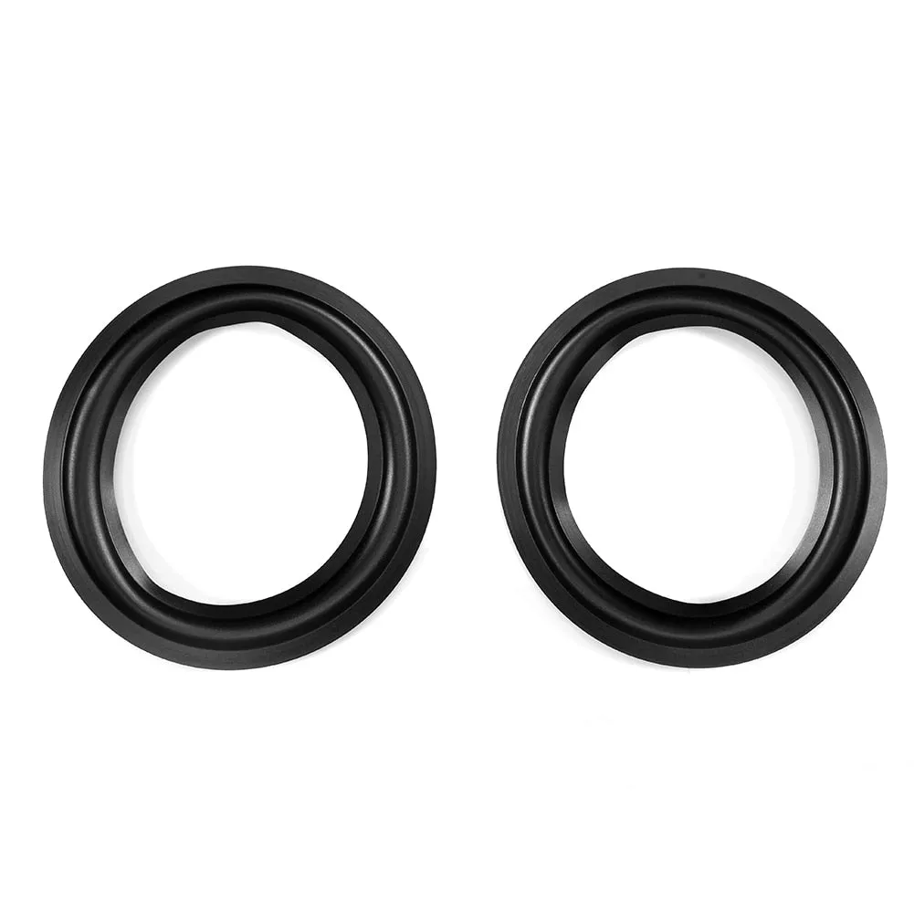 2pcs Speaker Repair Parts 6 Inch Perforated Rubber Edge Surround Durable Replacement Speakers Accessory