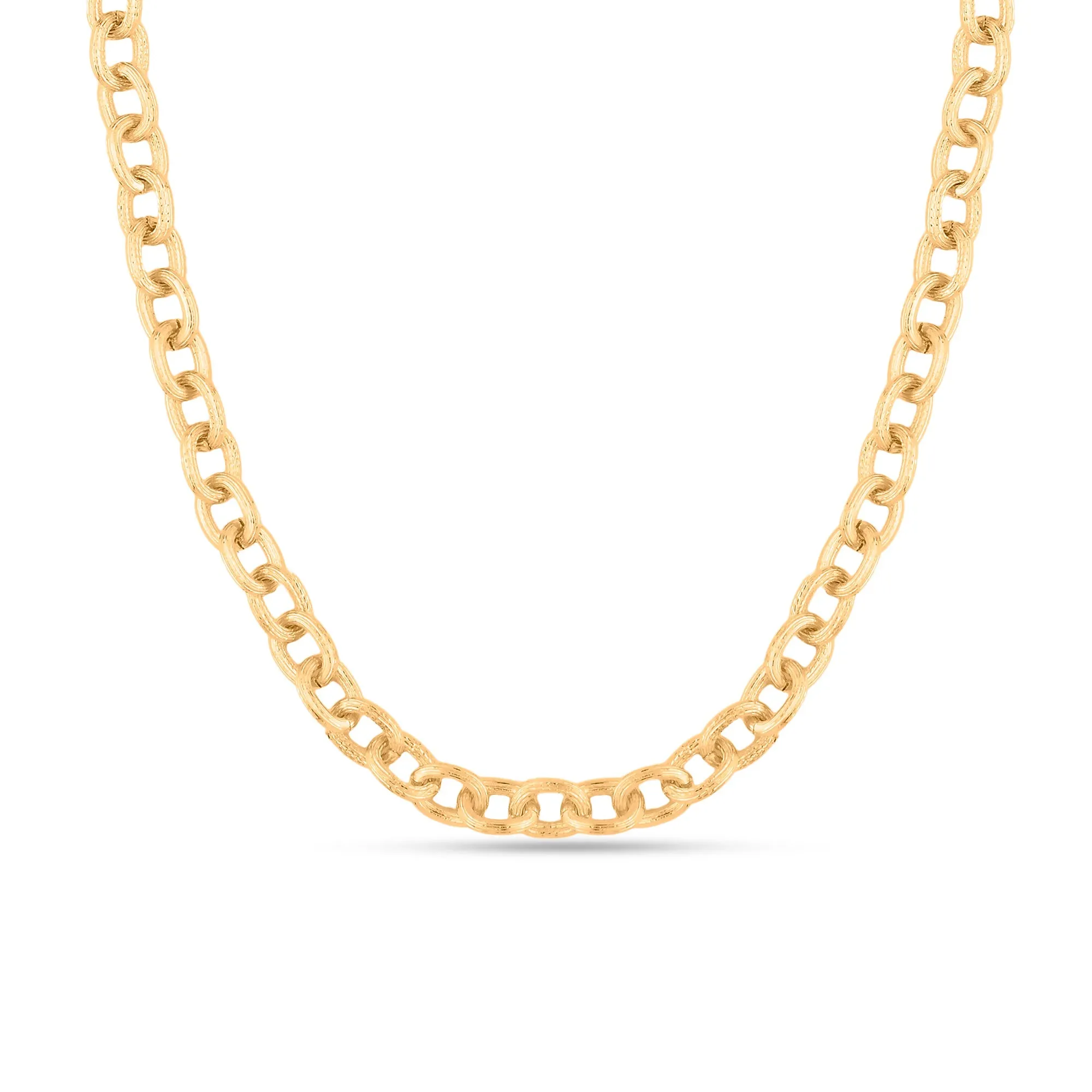 Accessorize London Women 14K Real Gold Plated Chunky Curb Chain