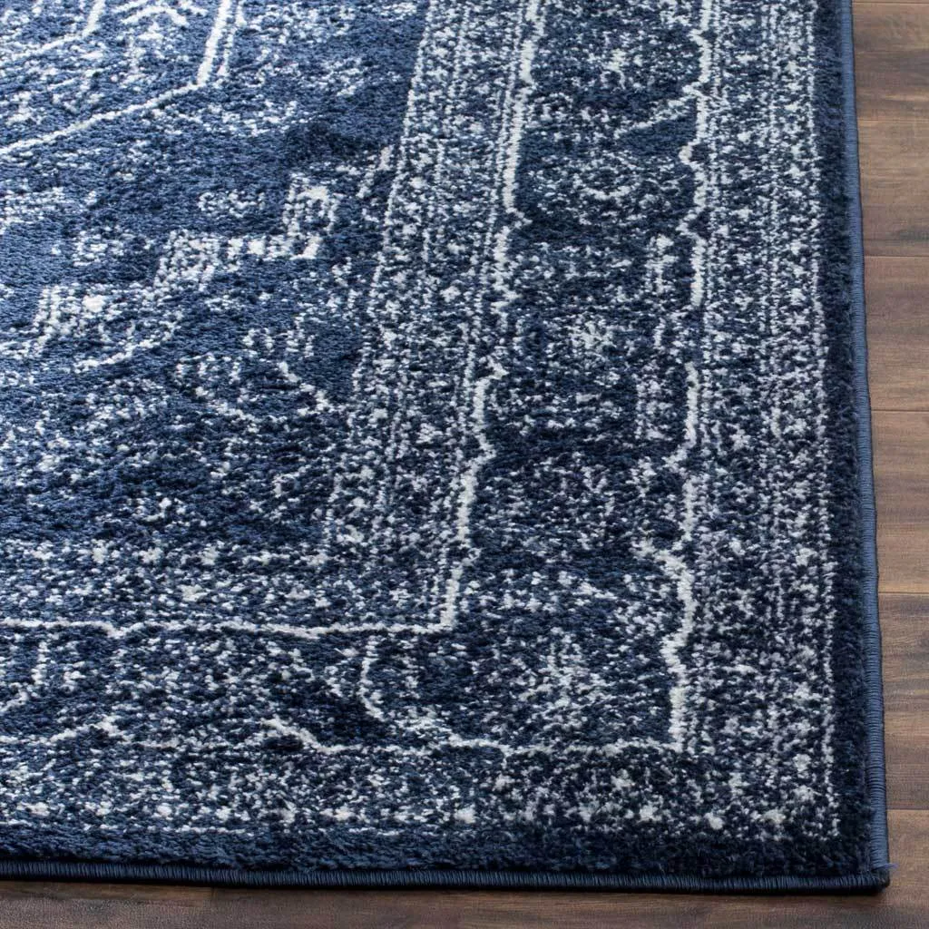 Adirondack Antique Navy/Ivory Area Rug