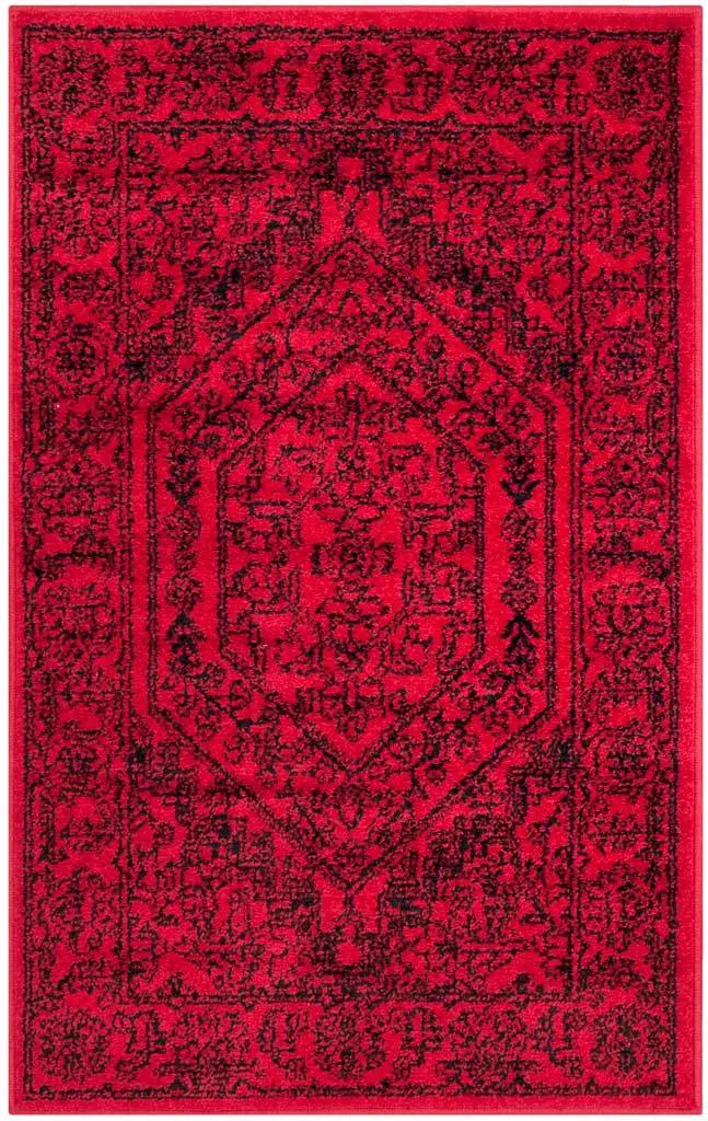 Adirondack Antique Red/Black Area Rug