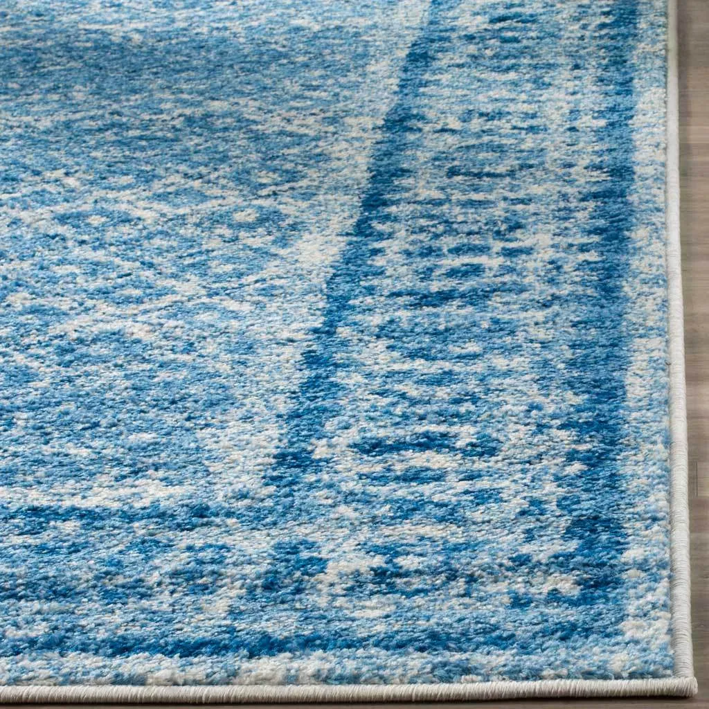 Adirondack Diamond Silver/Blue Area Rug