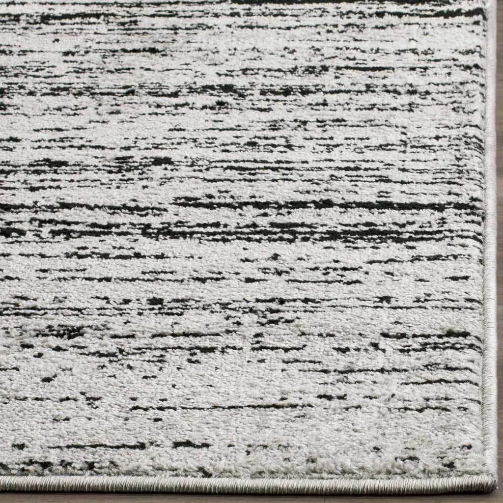 Adirondack Gradient Silver/Black Area Rug