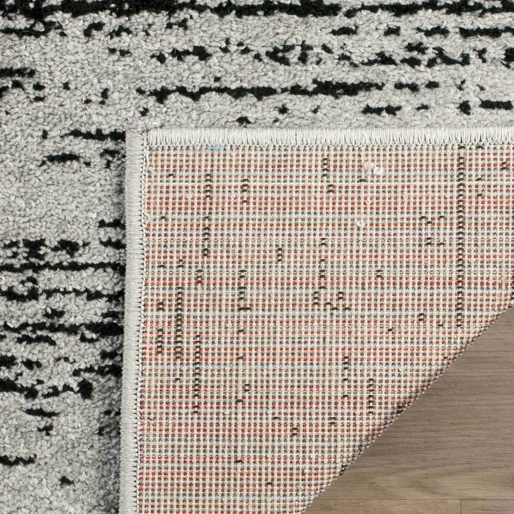 Adirondack Gradient Silver/Black Area Rug