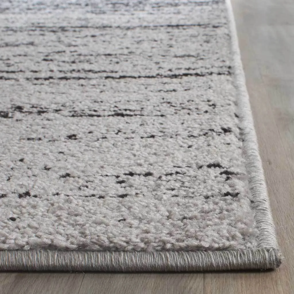 Adirondack Gradient Silver/Black Runner Rug