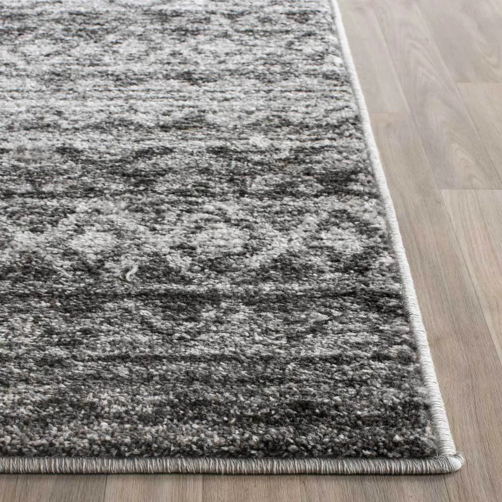 Adirondack Tribal Ivory/Charcoal Runner Rug