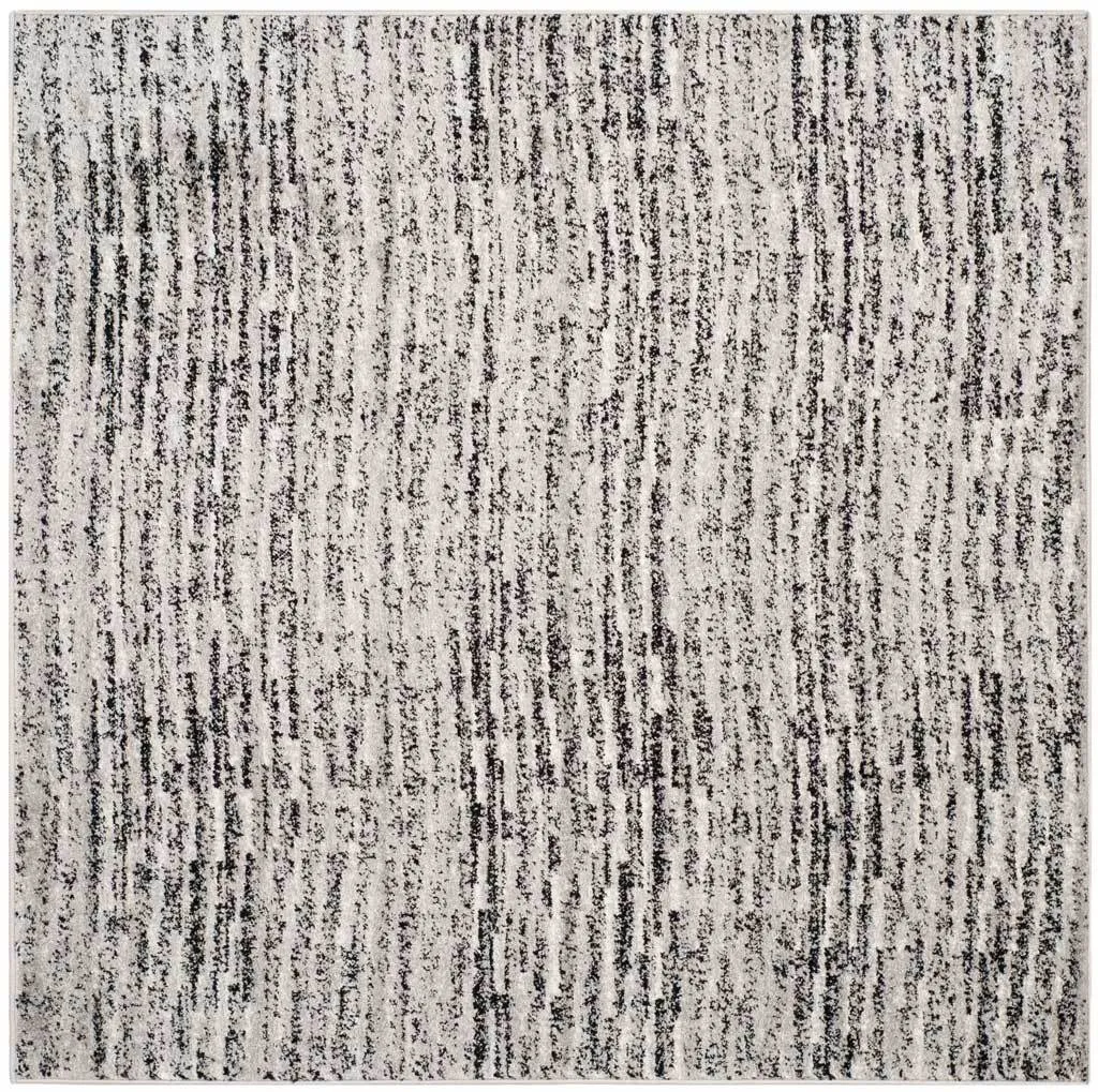 Adirondack Wave Black/Silver Area Rug