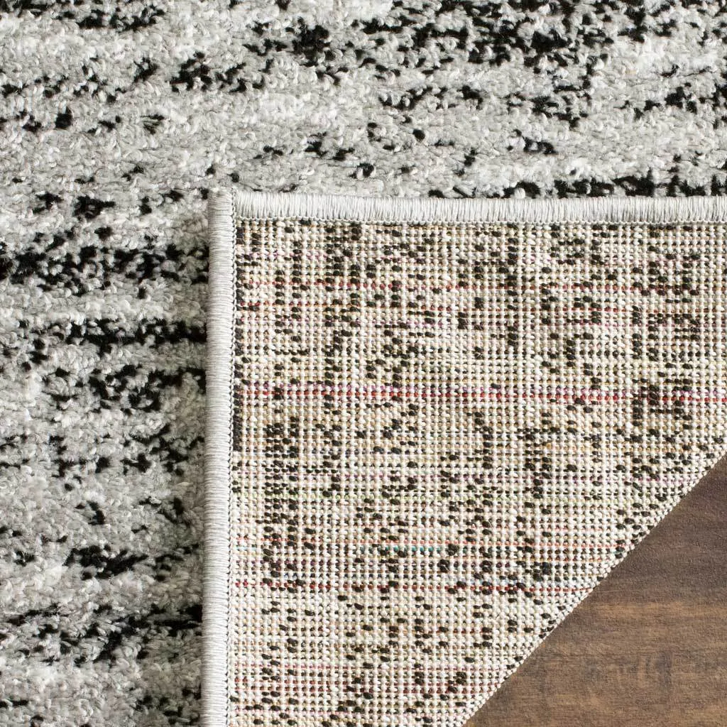 Adirondack Wave Black/Silver Area Rug