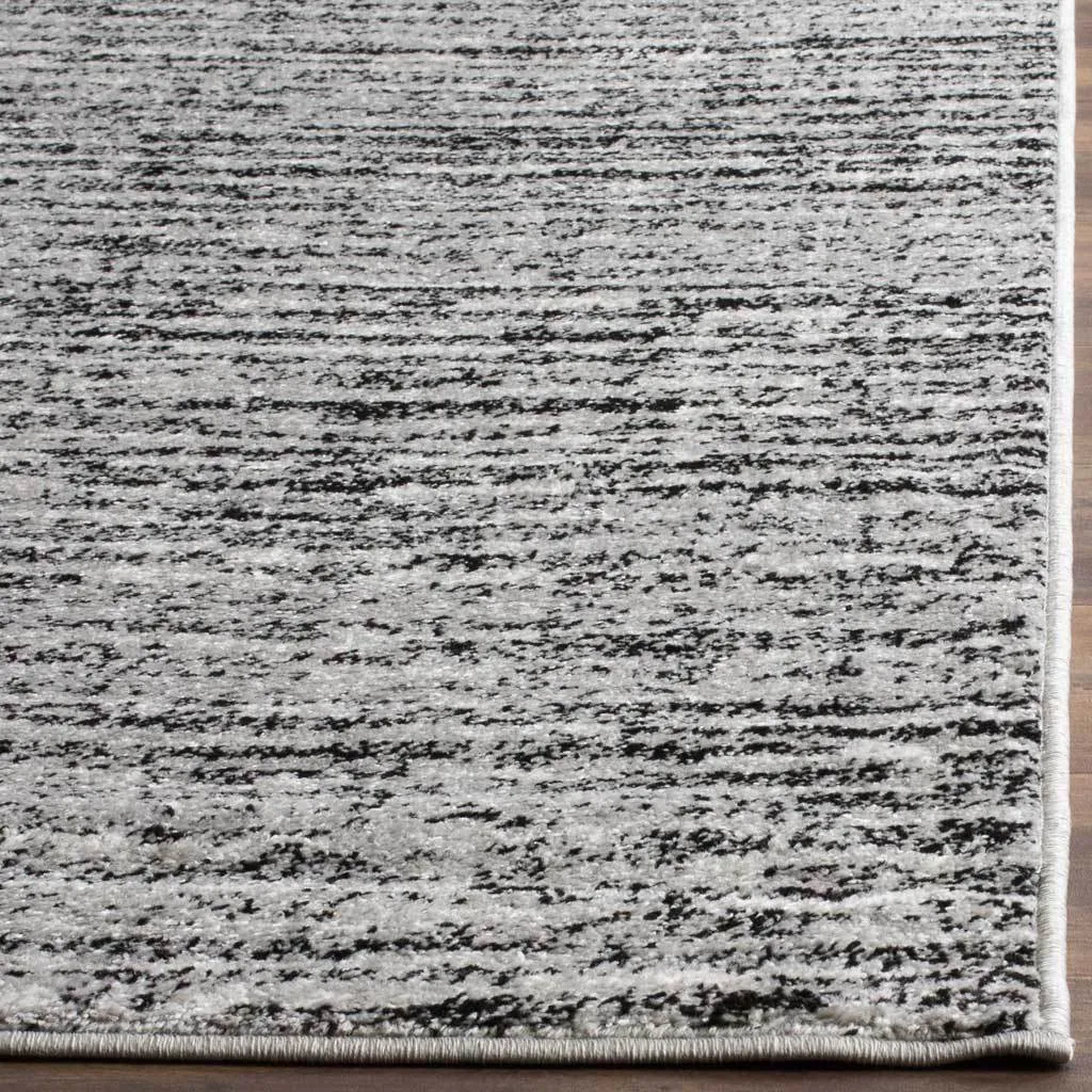 Adirondack Wave Black/Silver Area Rug