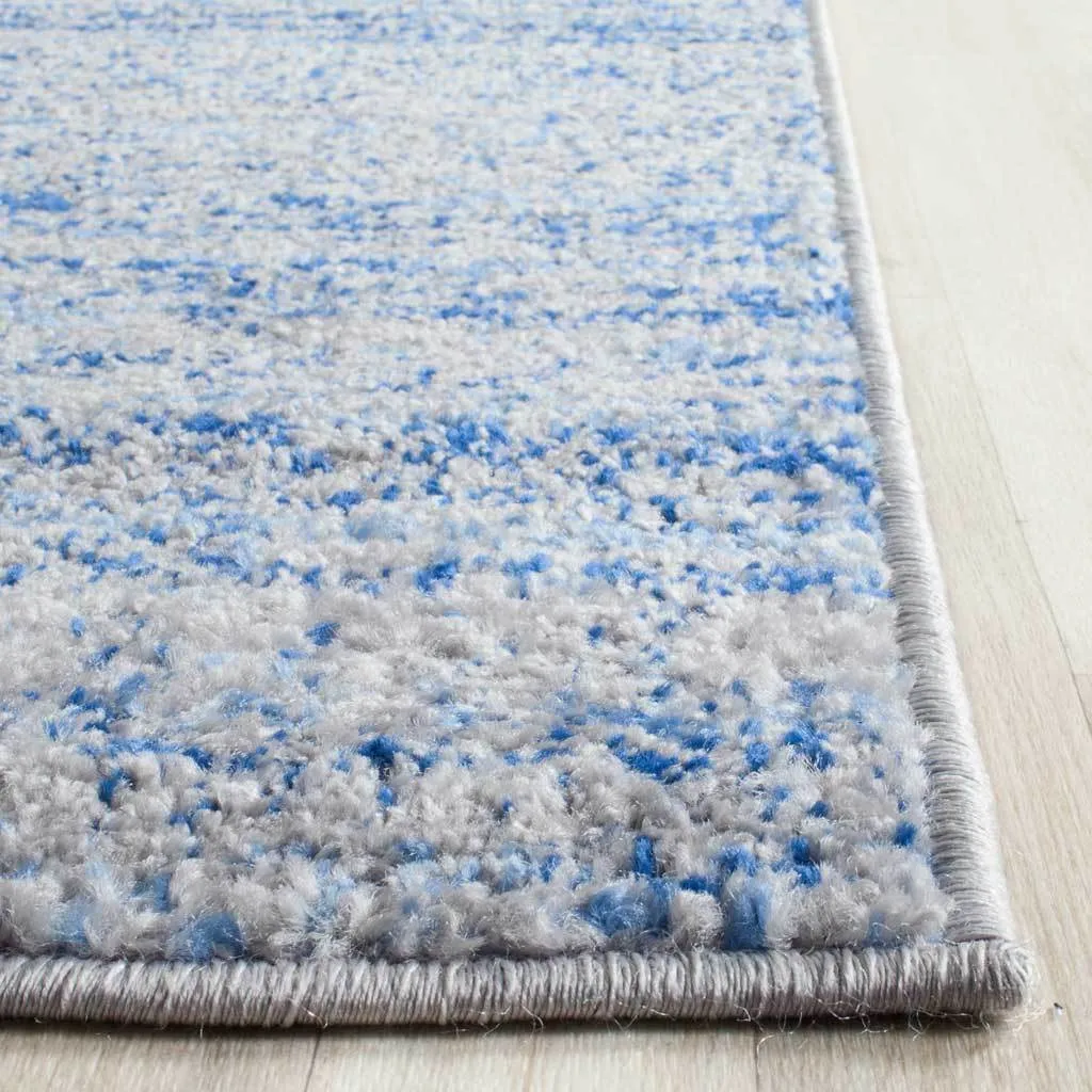 Adirondack Wave Blue/Silver Area Rug