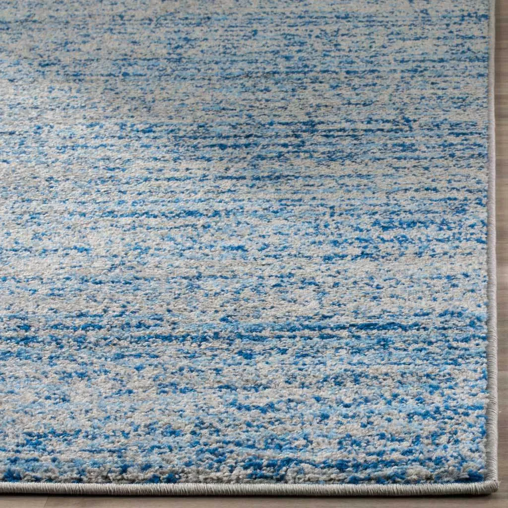 Adirondack Wave Blue/Silver Area Rug