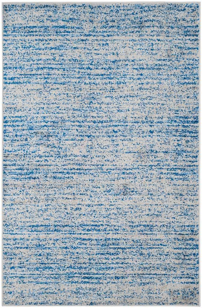 Adirondack Wave Blue/Silver Area Rug