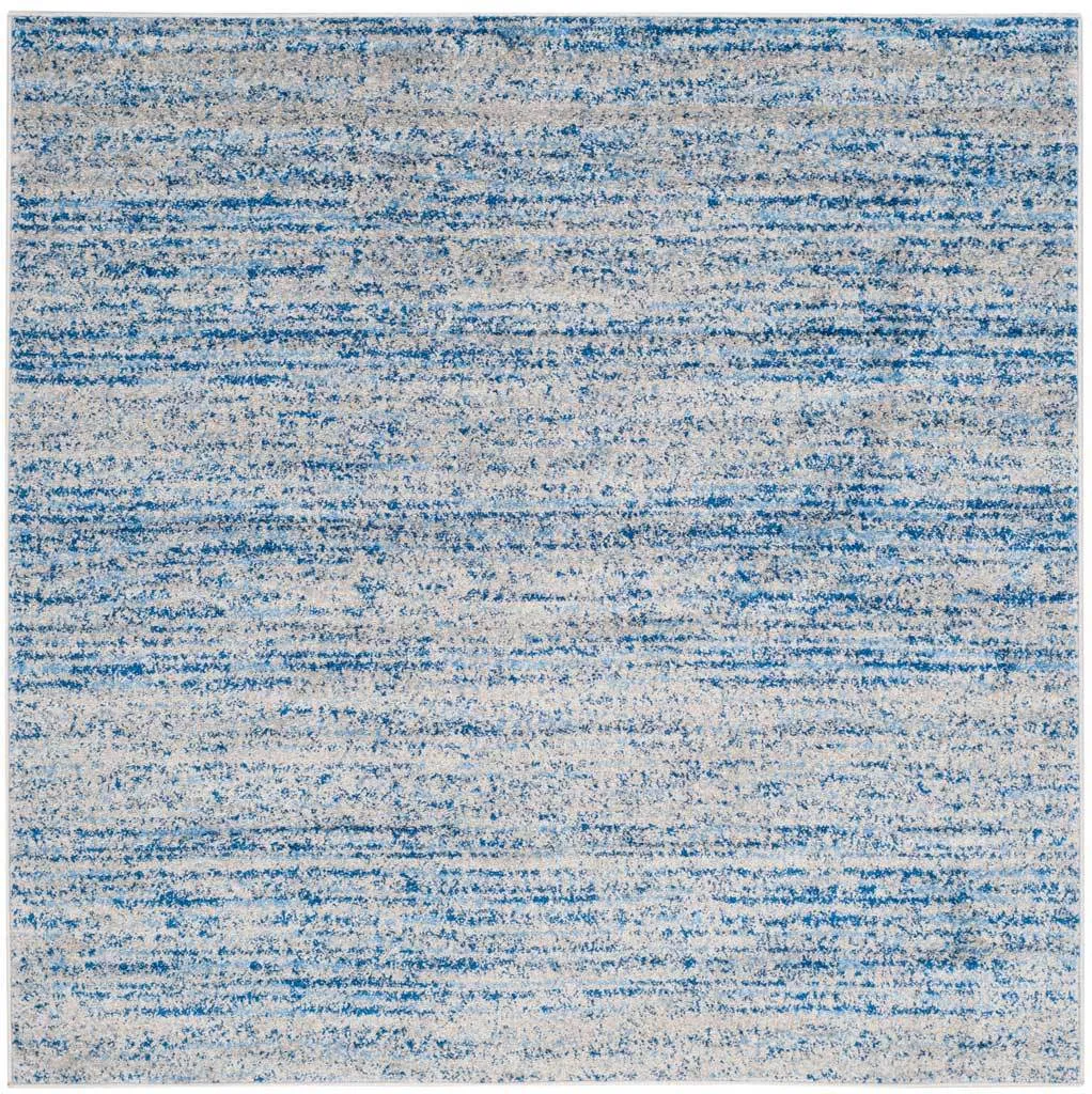 Adirondack Wave Blue/Silver Area Rug