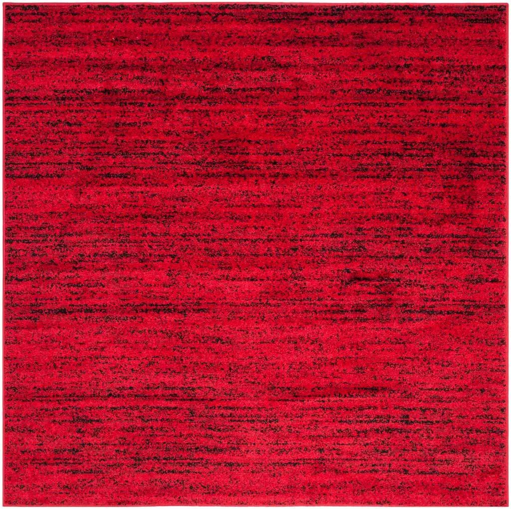 Adirondack Wave Red/Black Area Rug