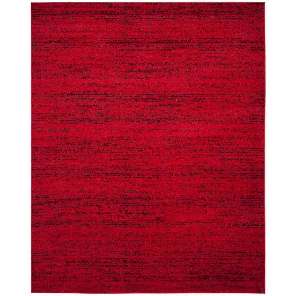 Adirondack Wave Red/Black Area Rug