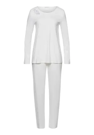 Anne Cotton Pajama Set | Off White 74894-102