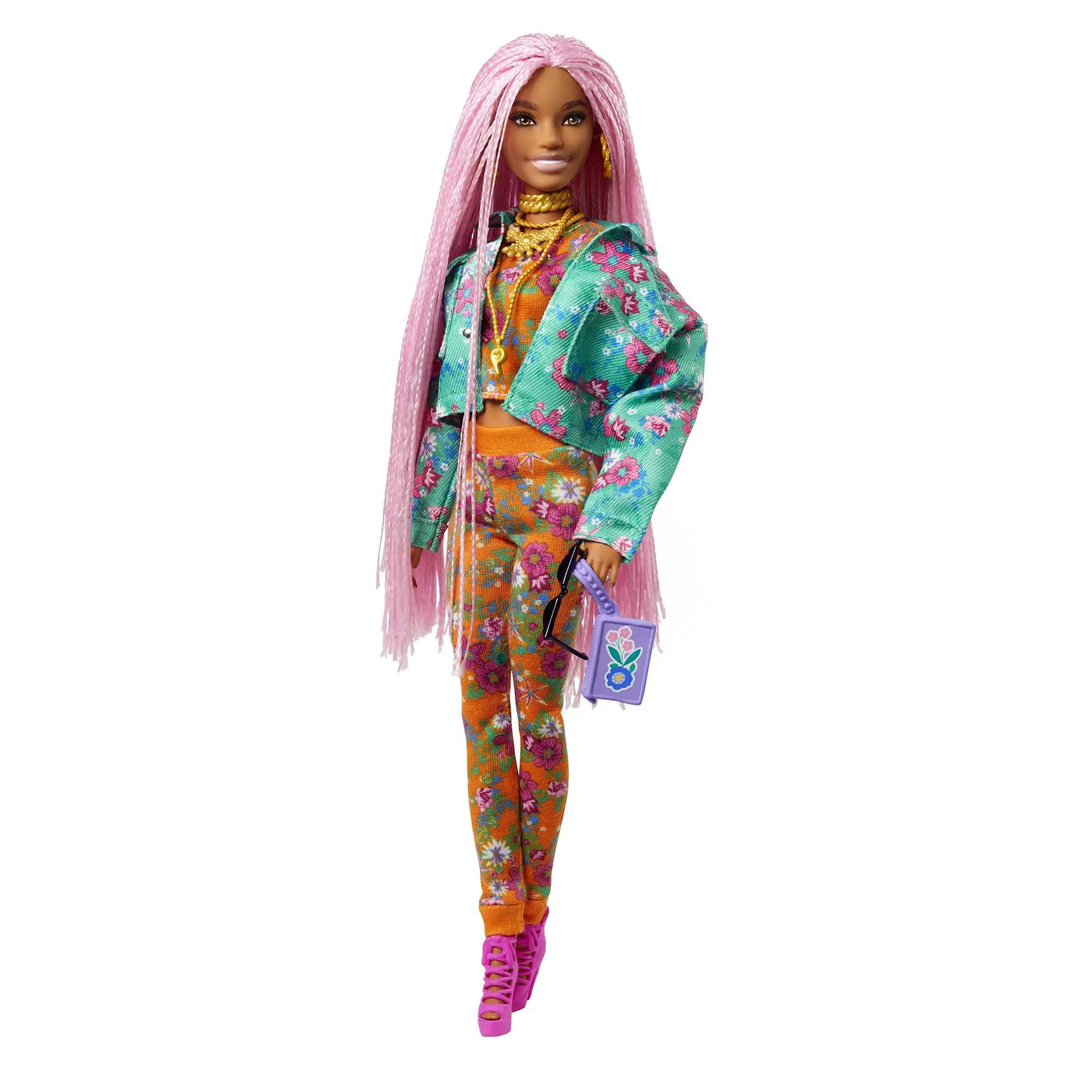 Barbie Doll And Accessories, Barbie Extra Doll With Pet Mouse