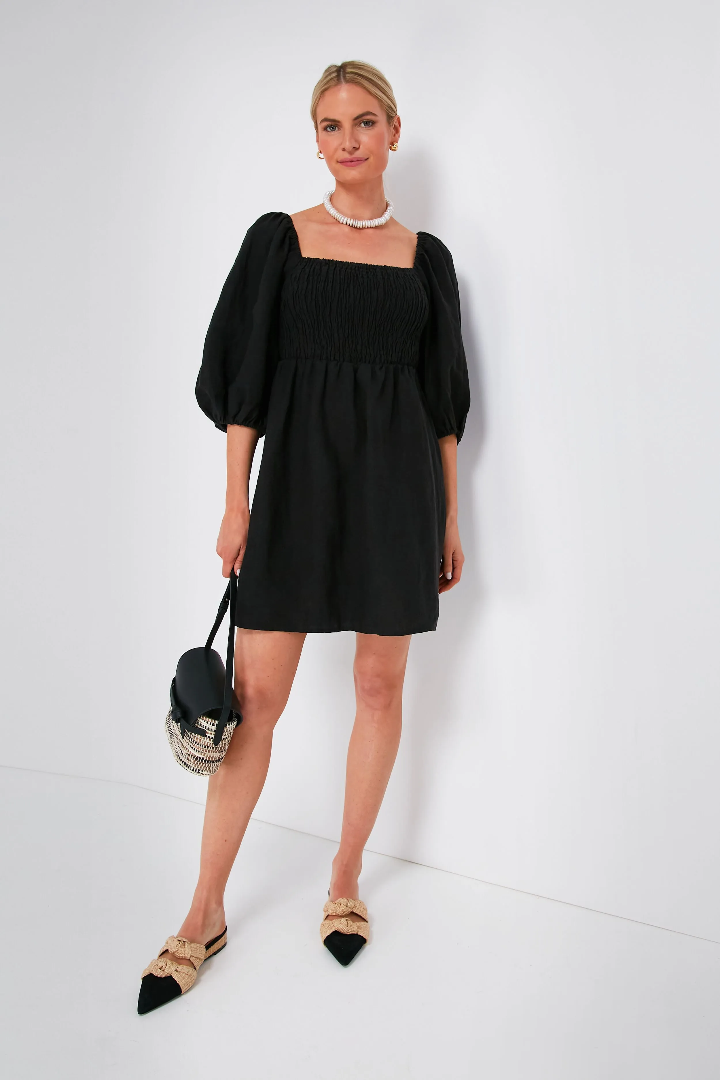 Black Melange Crossbody