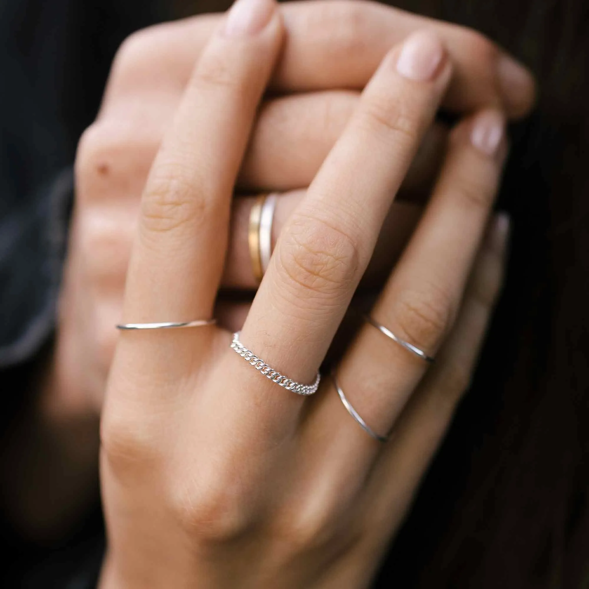 Bold Chain Ring