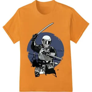 Bold Samurai Warrior Silhouette DTF Print Heat Transfer