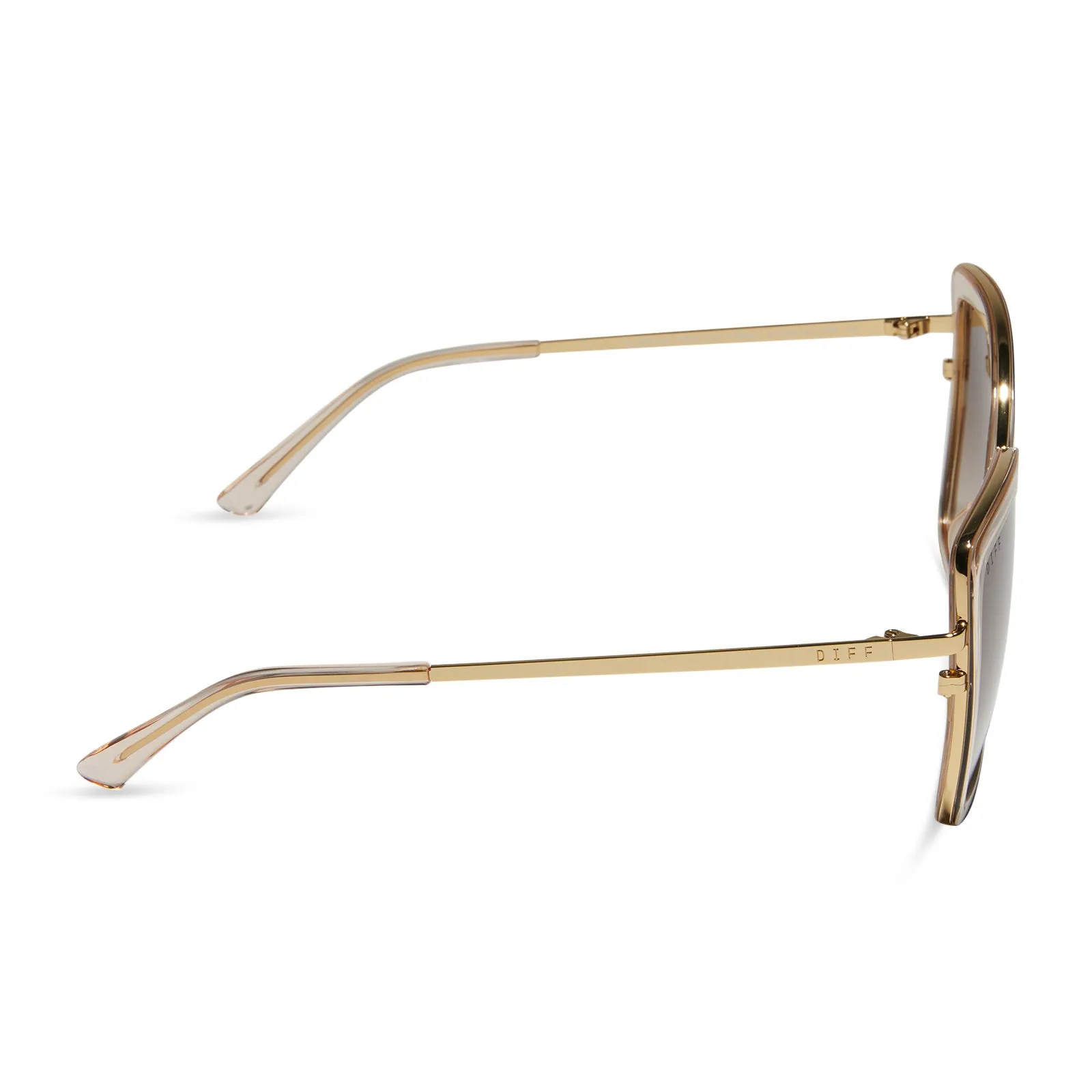 CLARISSE - ROSE CRYSTAL   BROWN GRADIENT SUNGLASSES