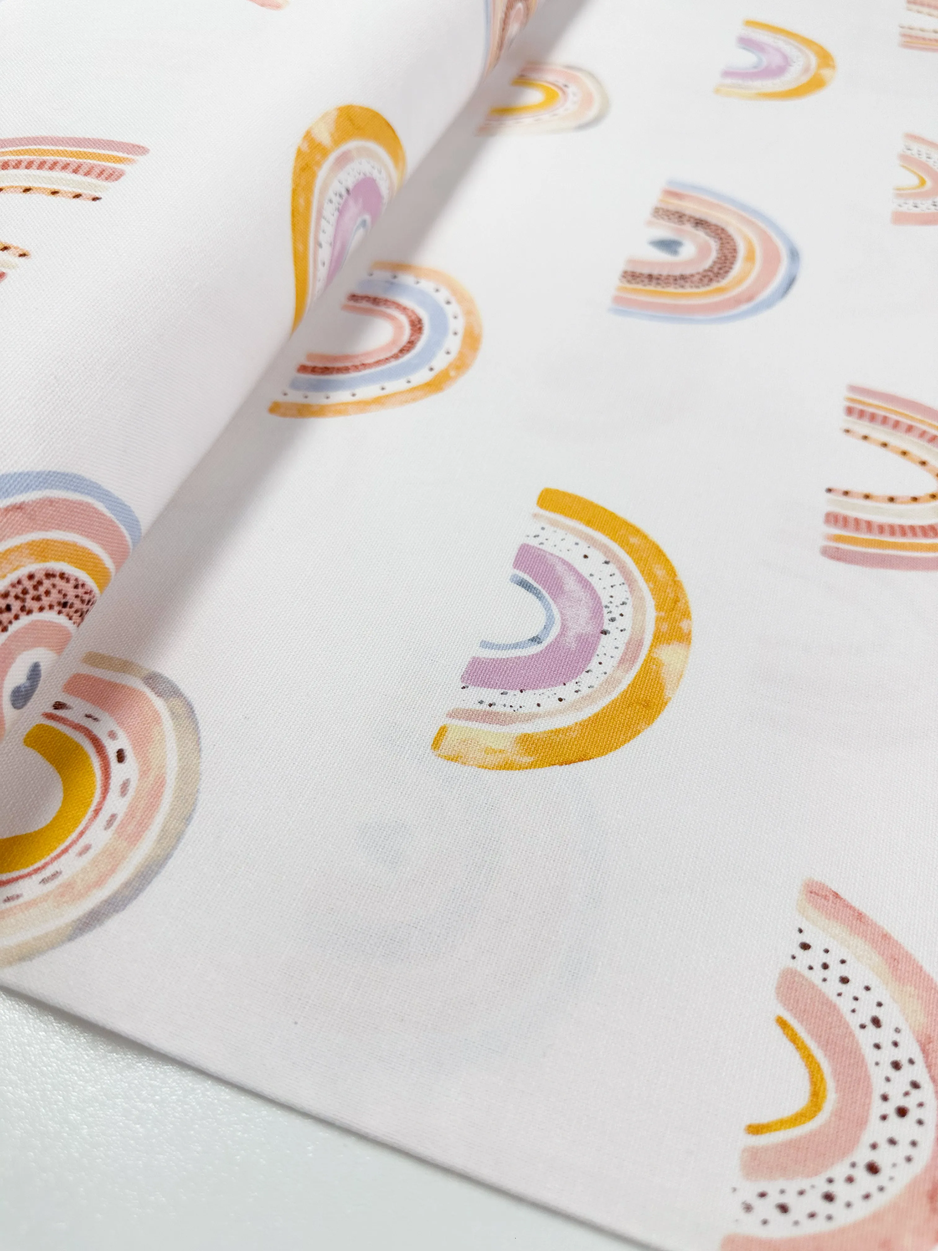 Cotton Duck - Rainbow - 112cm