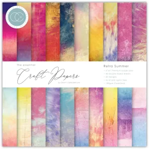 Craft Consortium Retro Summer - 6x6 Premium Paper Pad