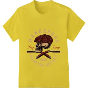 Dangerous Skull: Bold DTF Print for Edgy Fashion Statements