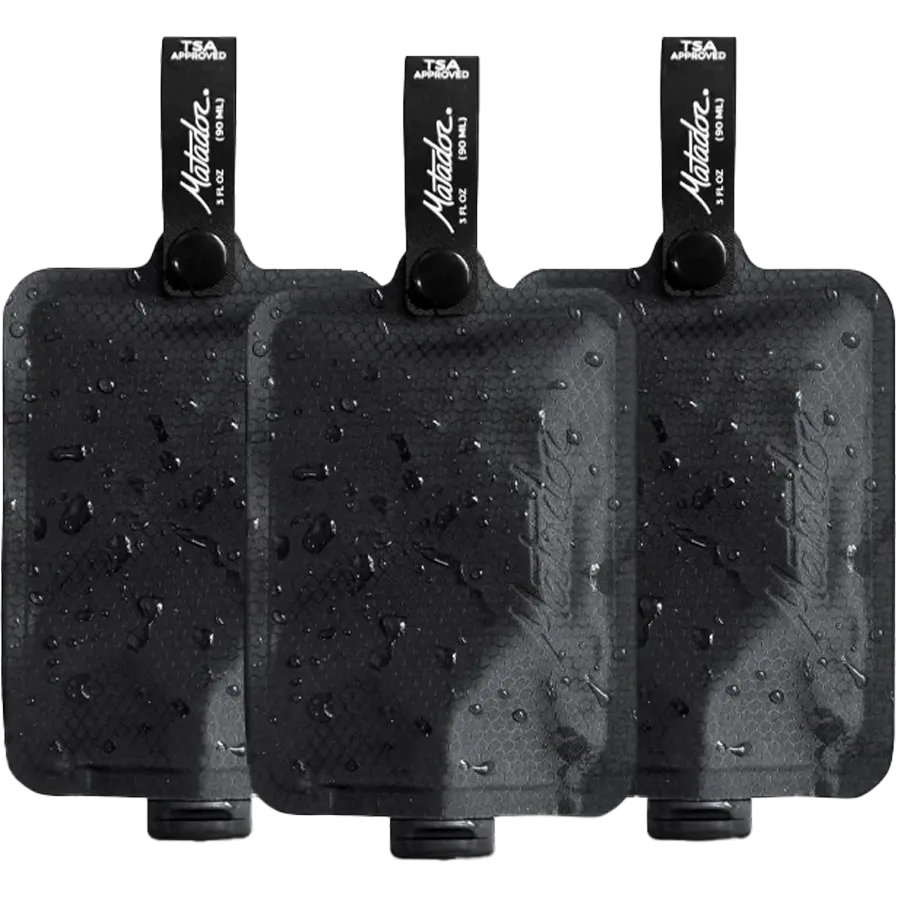 Flatpak Toiletry Bottle 3 Pack