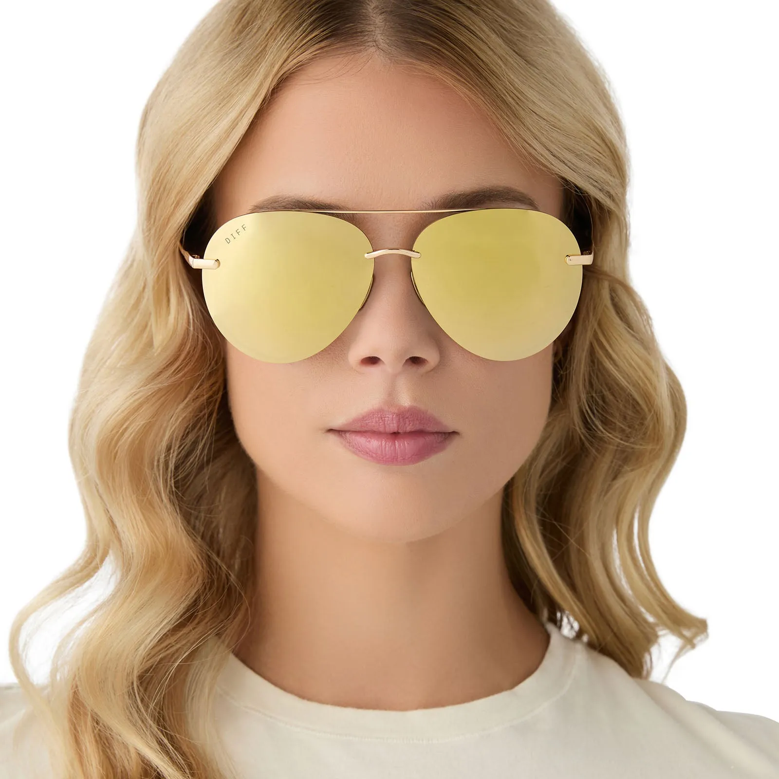 LENOX - GOLD   BRILLIANT GOLD MIRROR   POLARIZED SUNGLASSES
