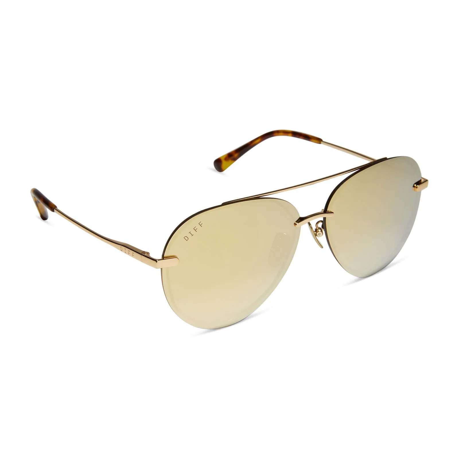 LENOX - GOLD   BRILLIANT GOLD MIRROR   POLARIZED SUNGLASSES