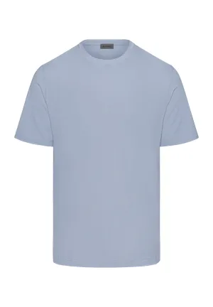 Living Shirts Cotton Crew Neck T-Shirt | Blue Dye 75050-2532