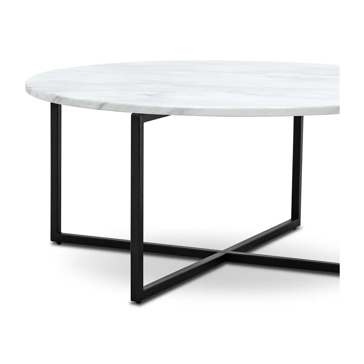 Luxe Round Marble Coffee Table