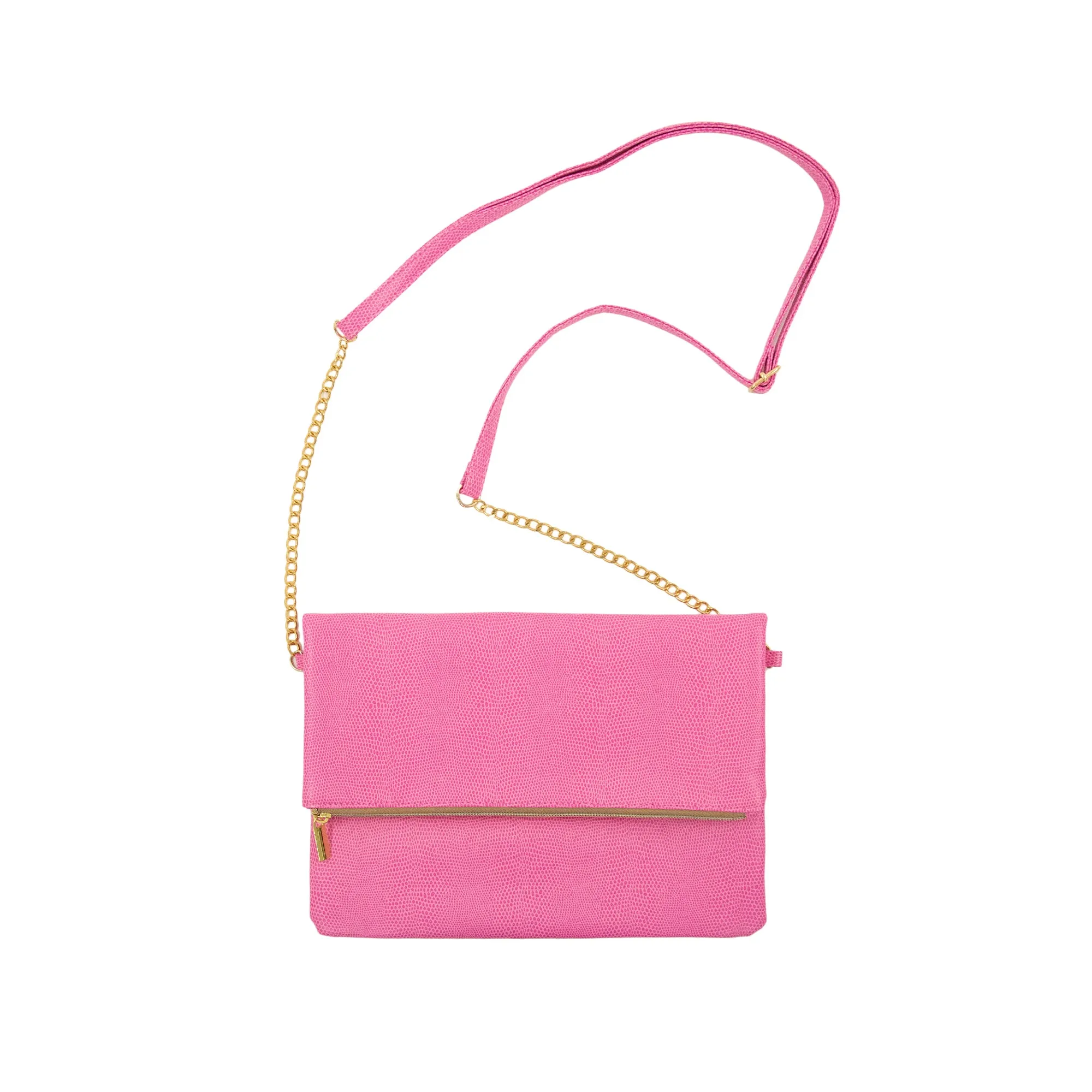 Midtown Lizard Foldover Crossbody
