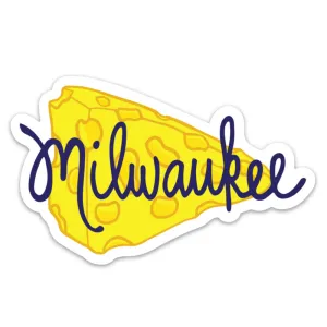 Milwaukee Cheese Vinyl Magnet - Waterproof & Scratch Resistant