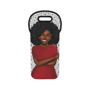 My Valentine Wine Tote Bag