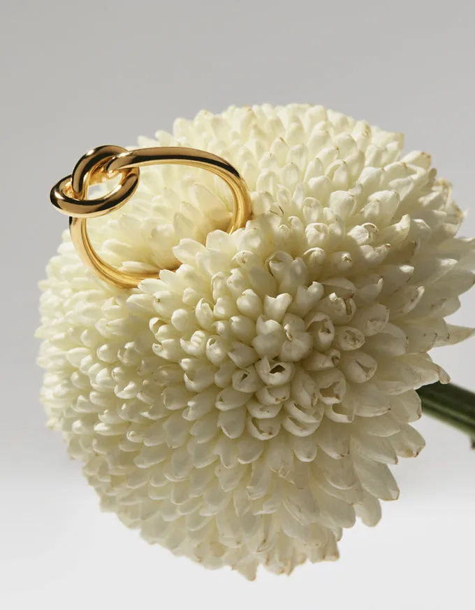 Nature's Knot Yellow Gold Ring
