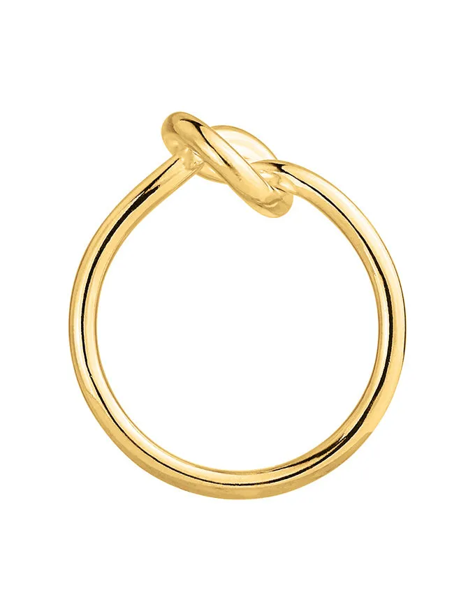 Nature's Knot Yellow Gold Ring