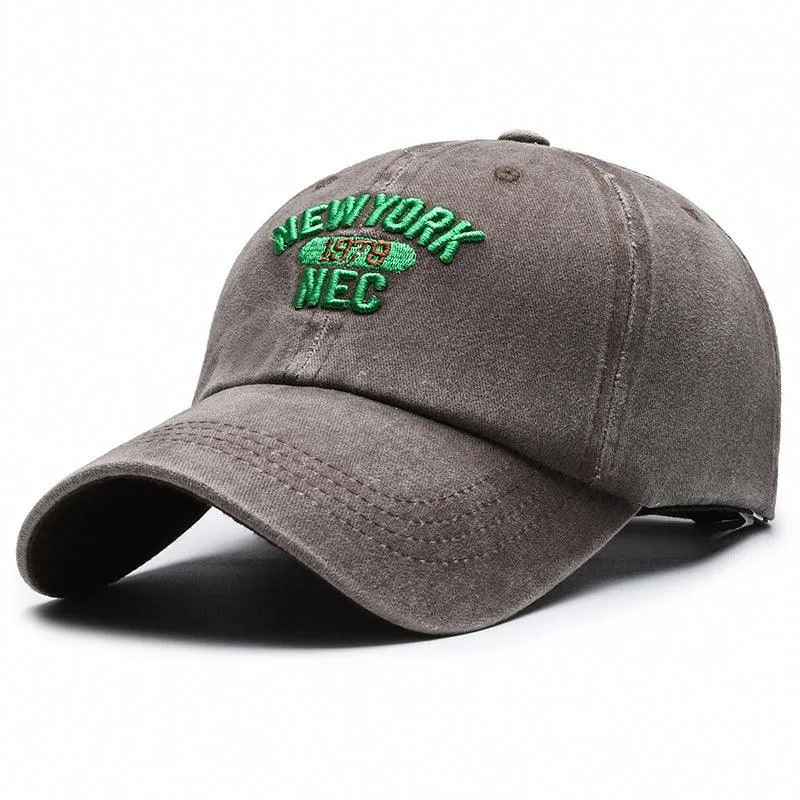 NEW YORK 1973 Embroidered Letter Baseball Cap for Men