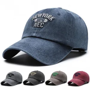 NEW YORK 1973 Embroidered Letter Baseball Cap for Men