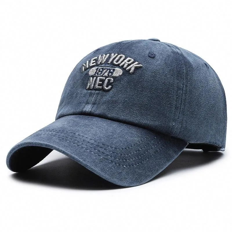 NEW YORK 1973 Embroidered Letter Baseball Cap for Men