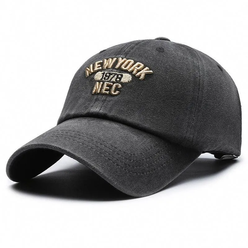 NEW YORK 1973 Embroidered Letter Baseball Cap for Men