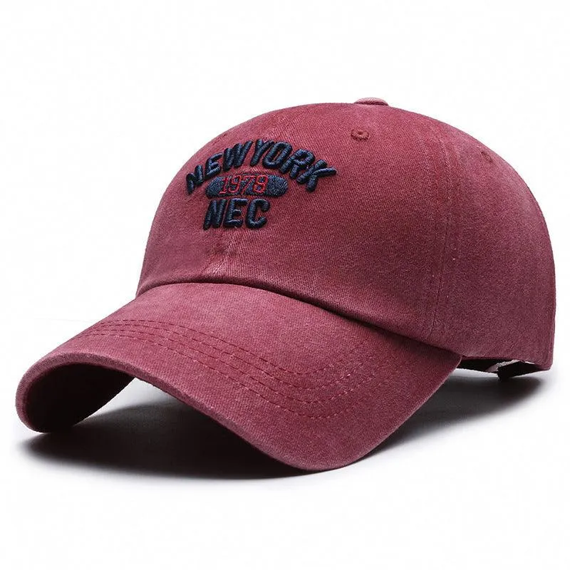 NEW YORK 1973 Embroidered Letter Baseball Cap for Men