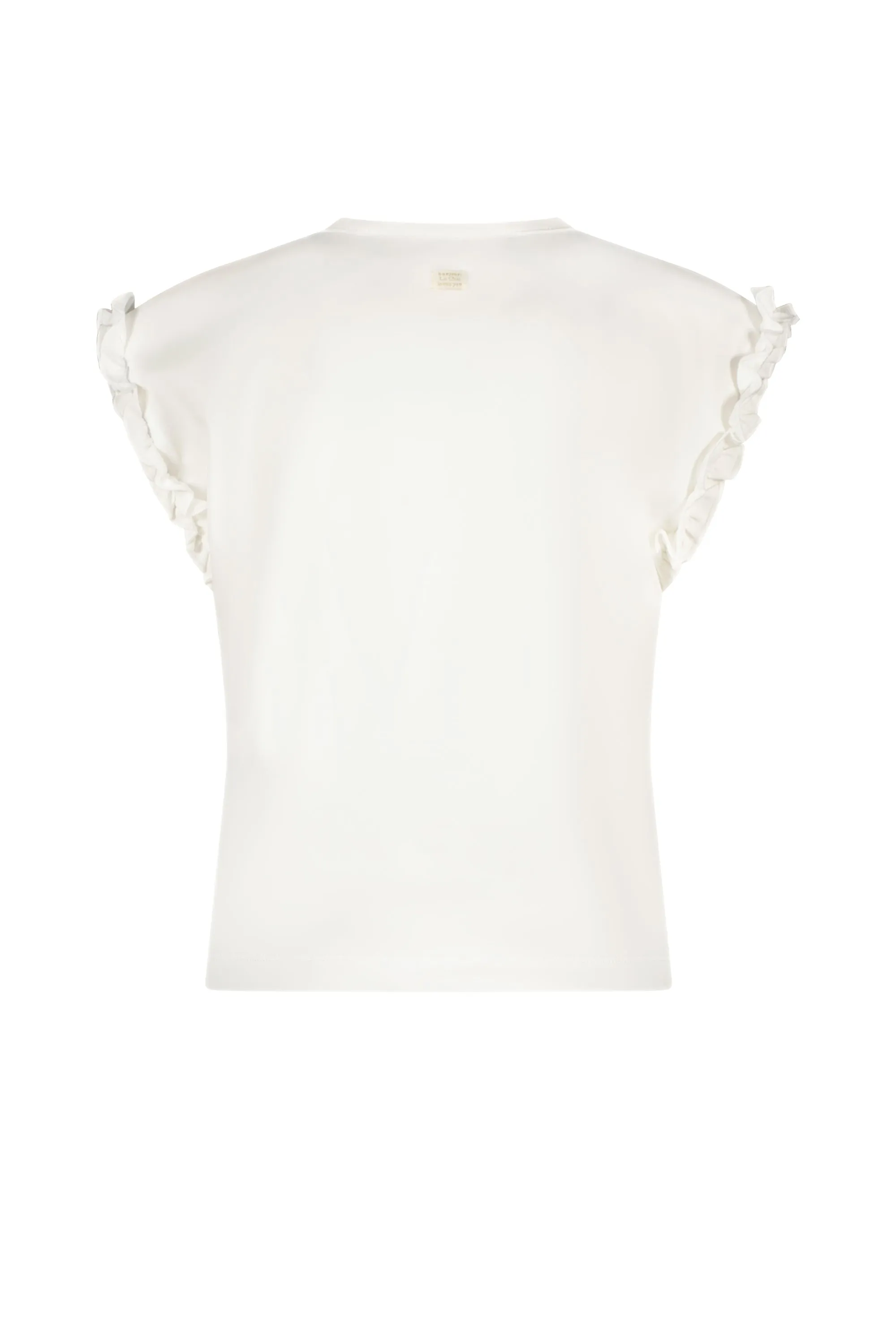 NOPALY flowers & lines T-shirt Off white