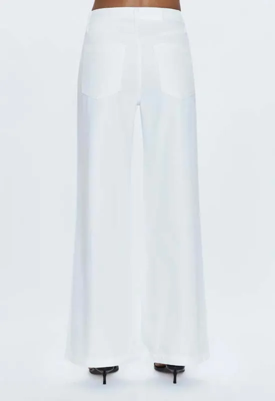 Pistola - Jaydn Low Sling Pallazo Jean Vivid White