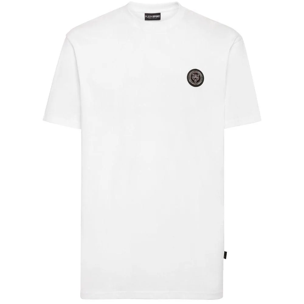Plein Sport White Cotton Men T-Shirt