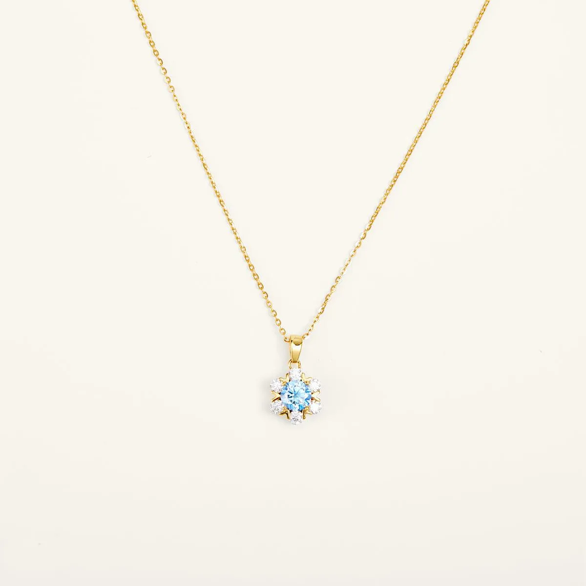 Premium Moissanite Romantic Flower Pendant Necklace