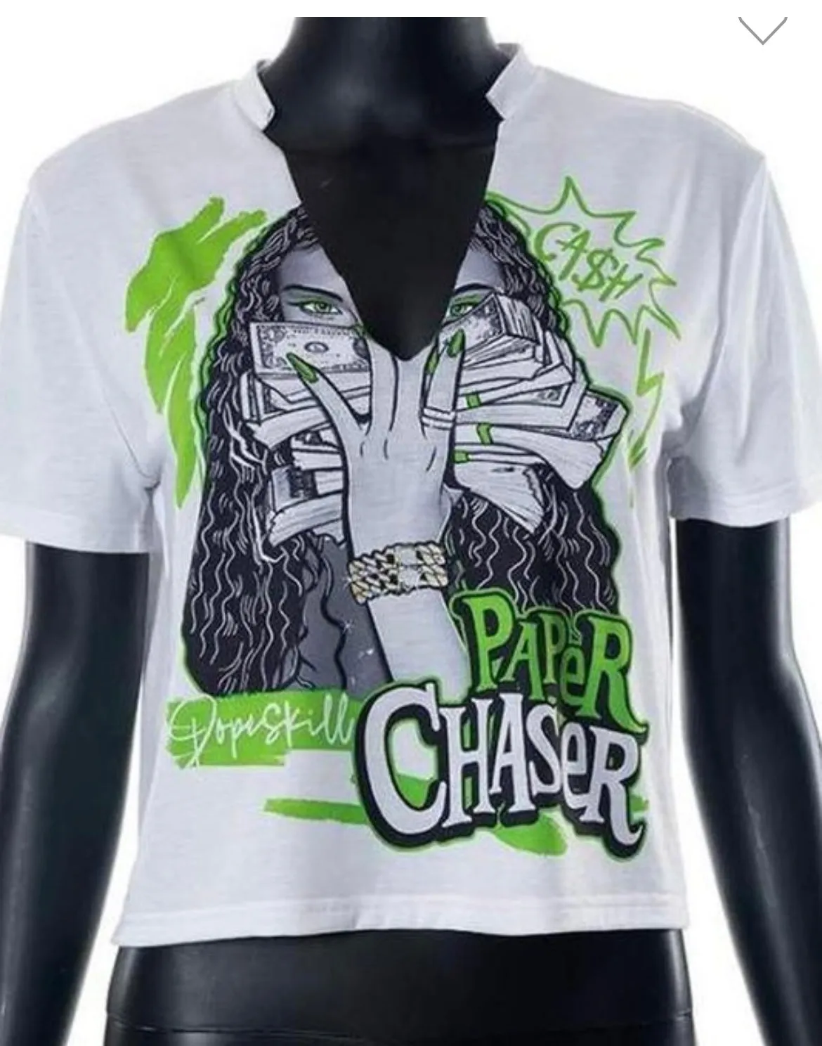"Paper Chaser" Midi Screen Tee