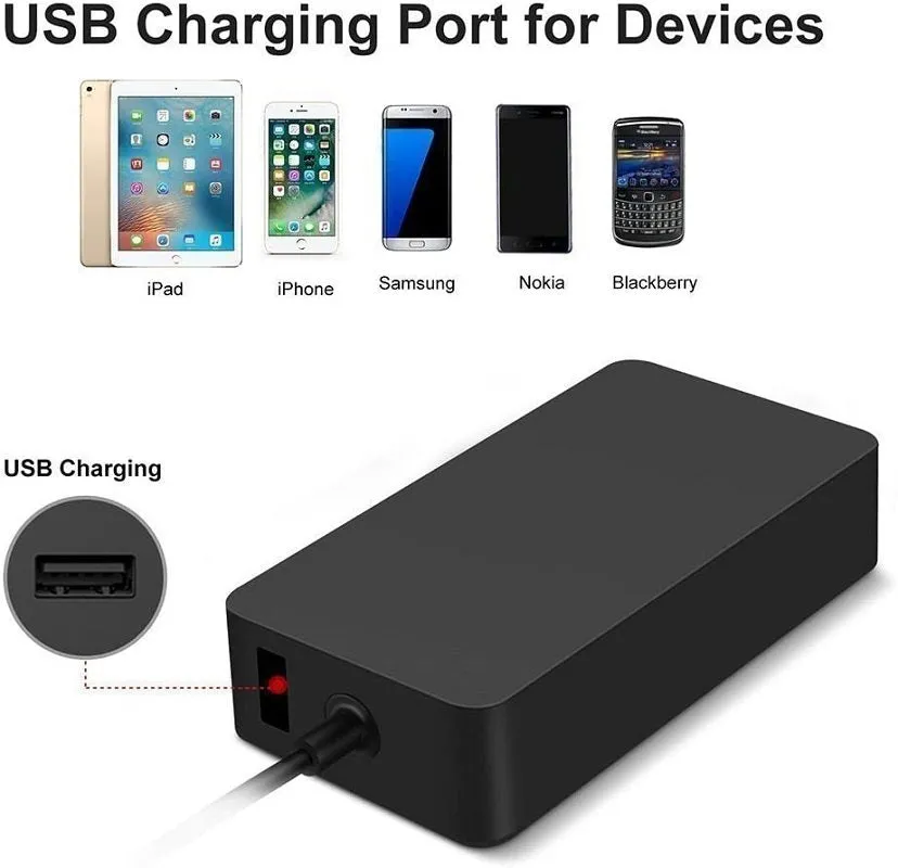 Replacement  Surface Pro 3/4/5 Charger 70W 15V 4A